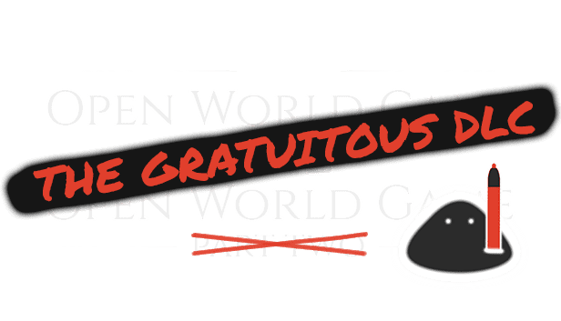 Open World Game: the Open World Game – The Gratuitous DLC logo